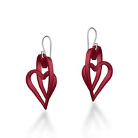 Big Infinity Heart Earrings