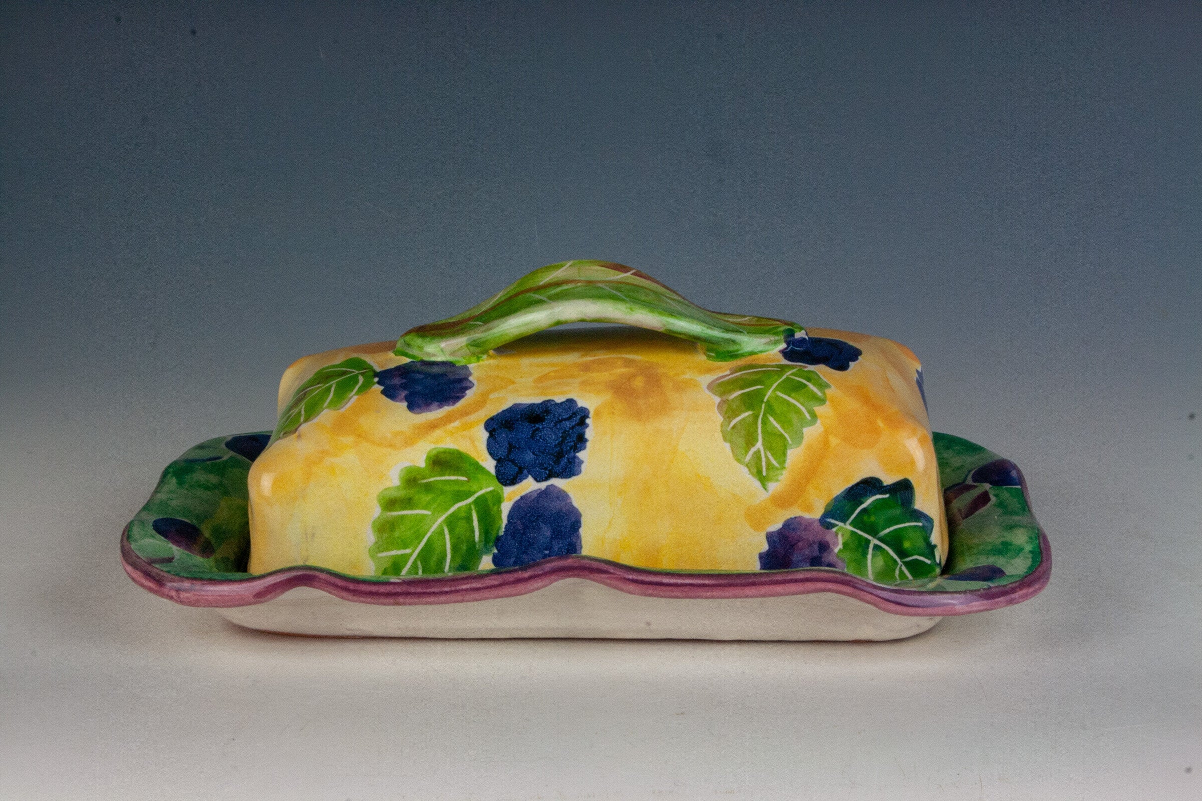 Blackberry Bee Butter Dish