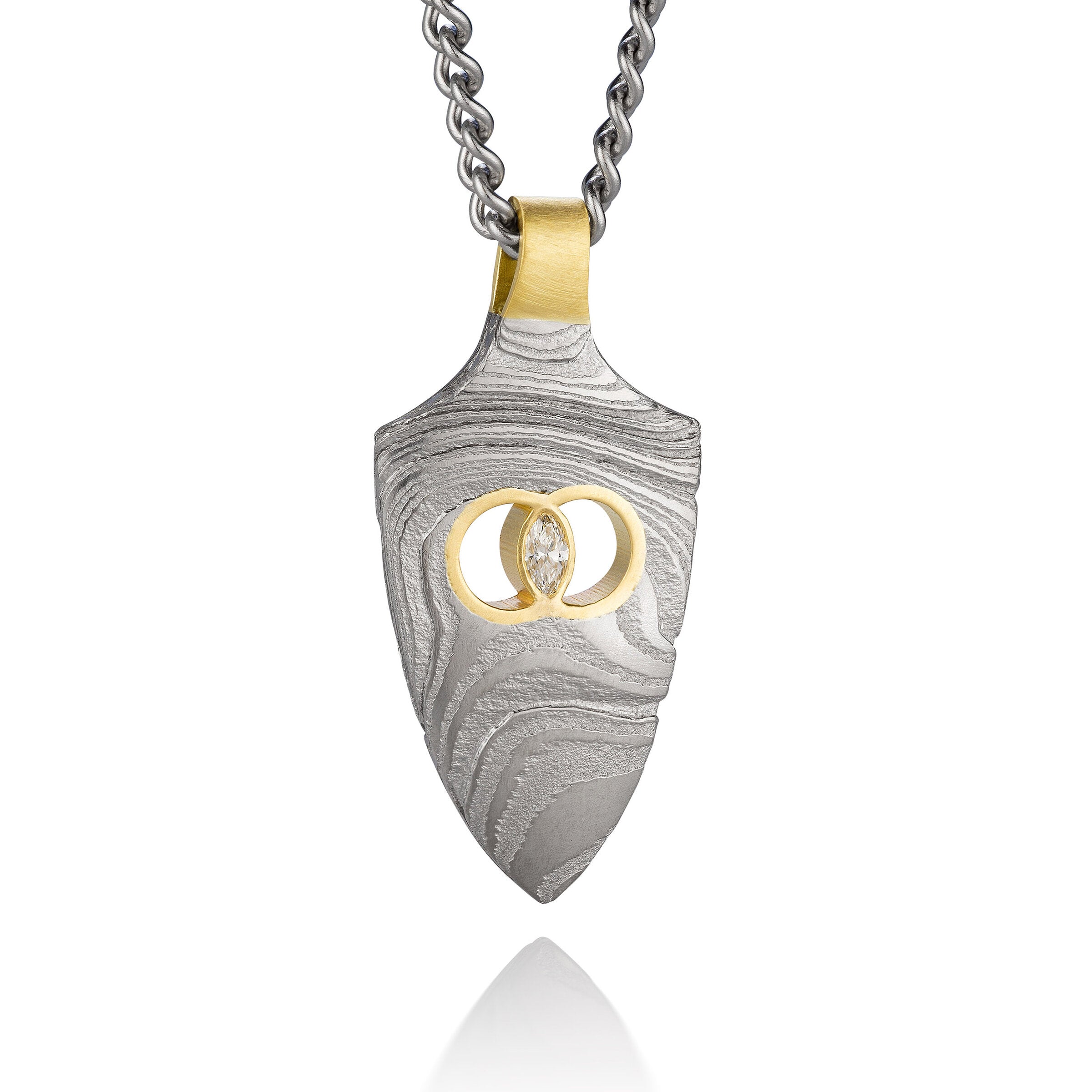 Vertical Marquis Yanone Pendant