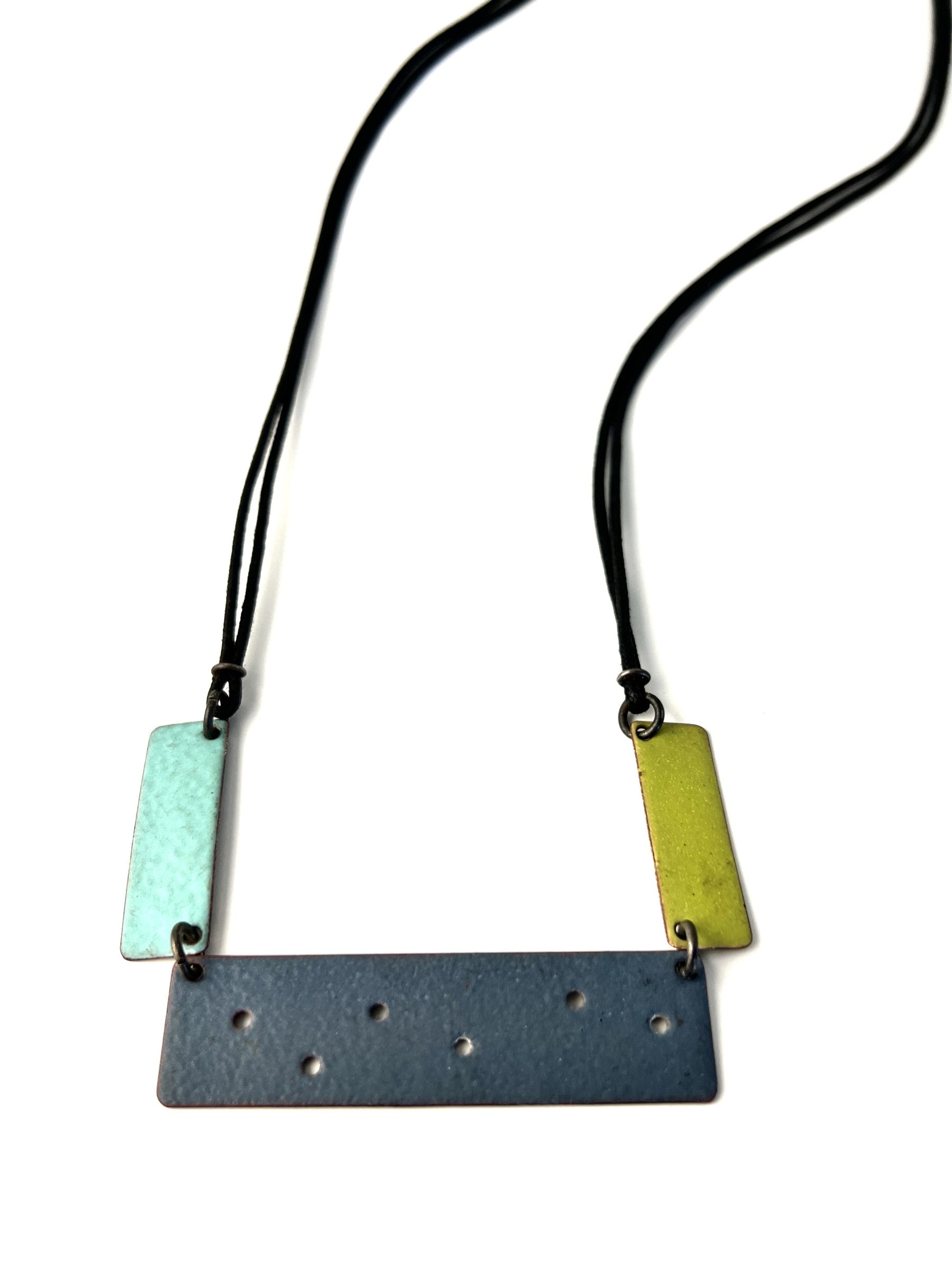 Turquoise/Chartreuse/Gray