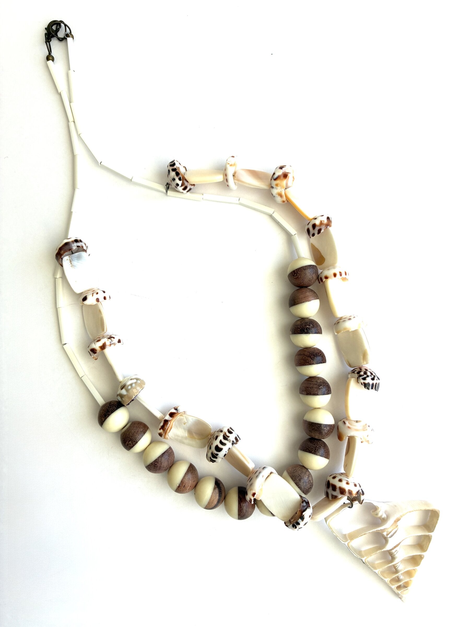 Sliced Shell Pendant