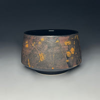 Painterly Tea Bowl in Chocolate