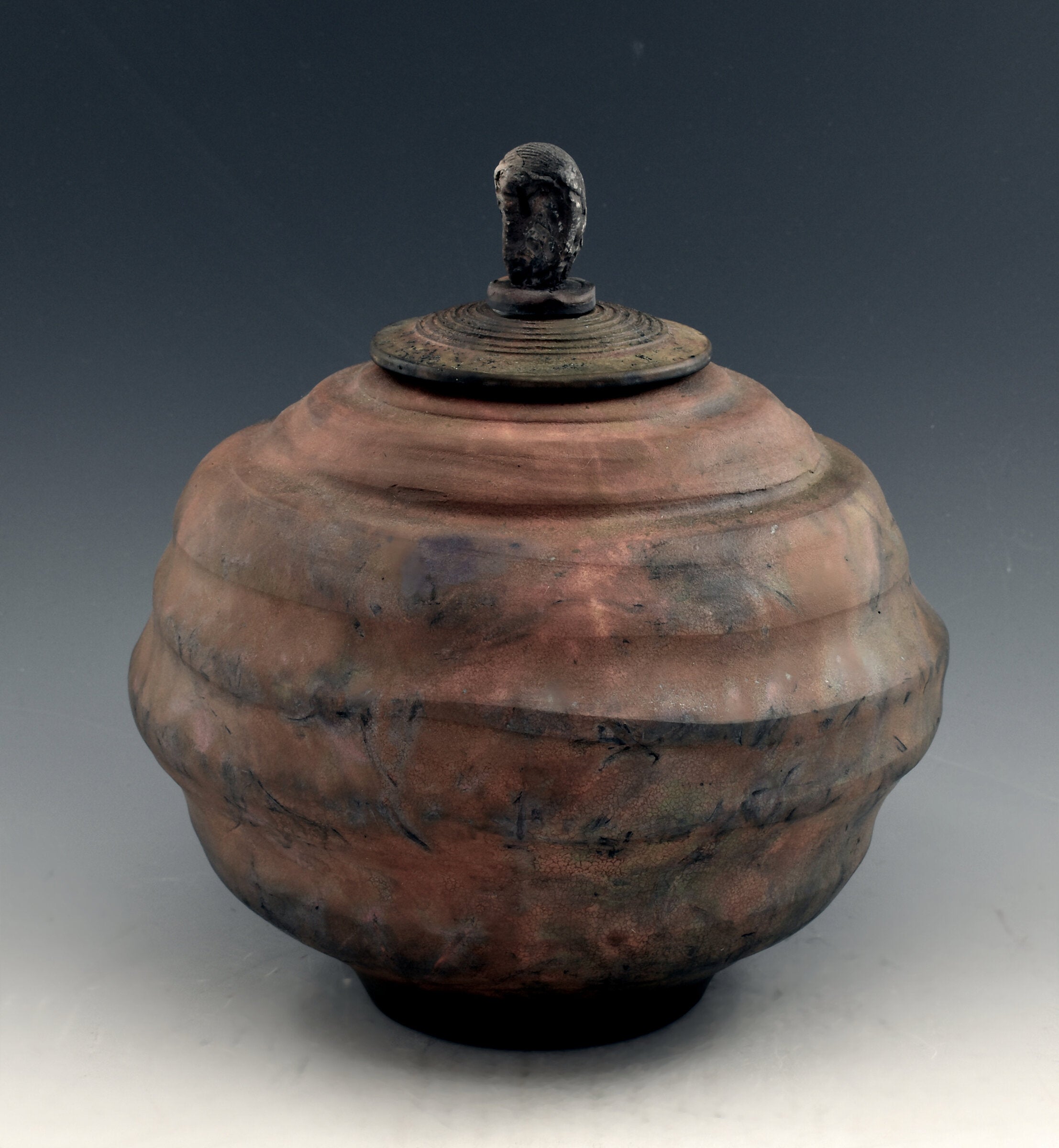 Raku Urn 757