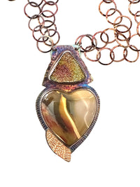 Agate Heart Pendant II