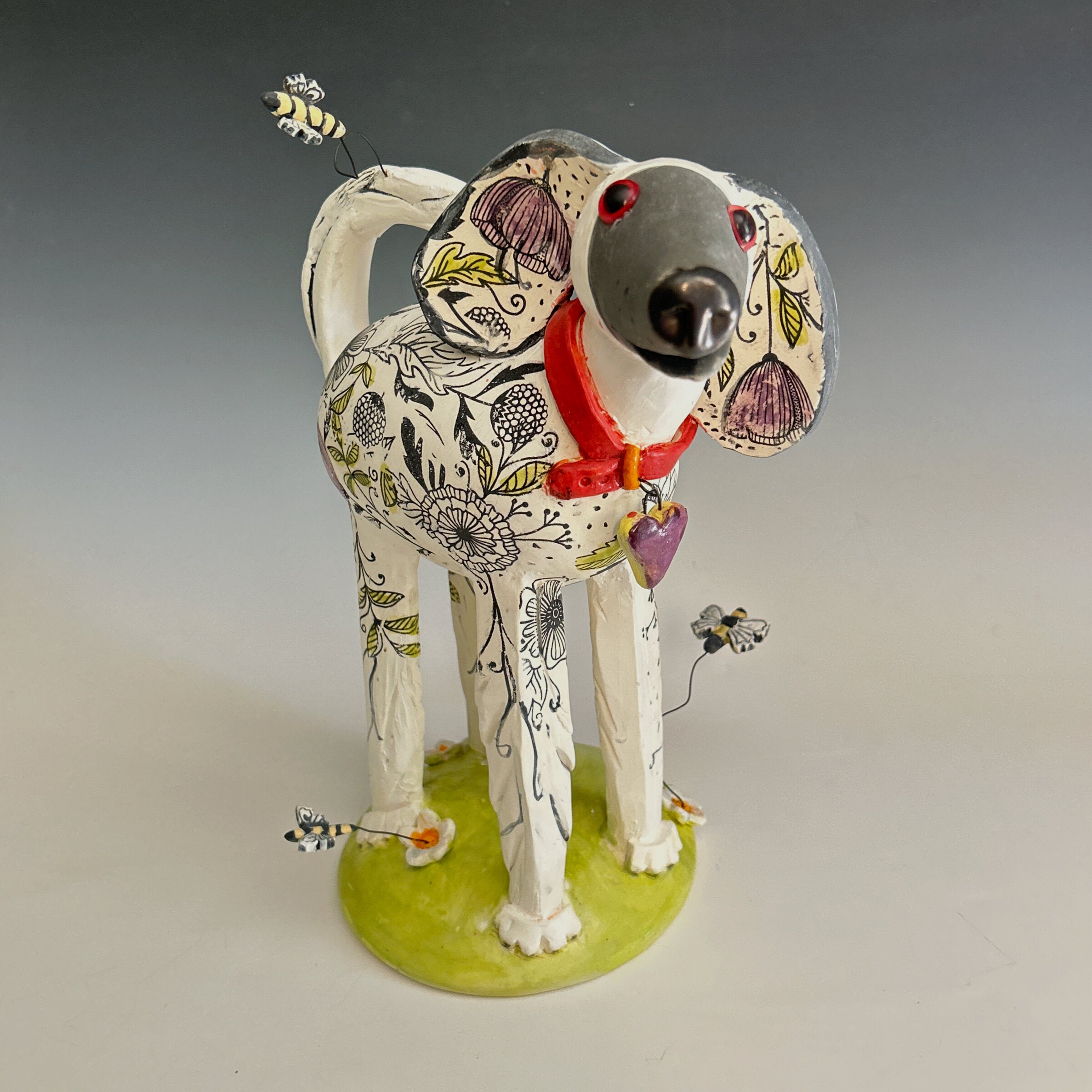 Dog in Spring