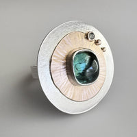 Teal Hana Ring