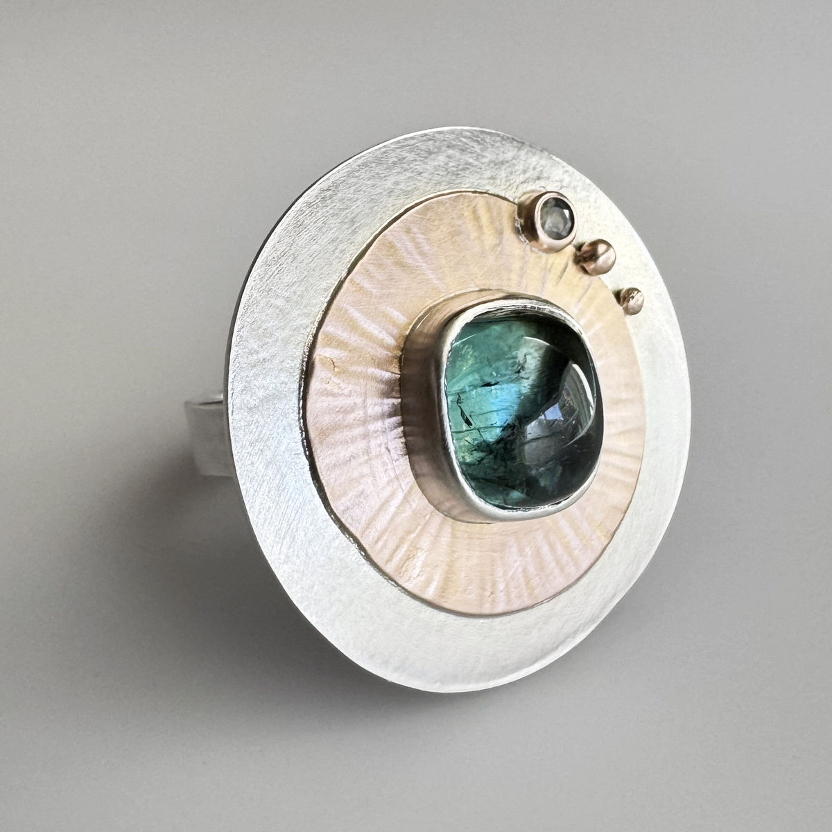 Teal Hana Ring
