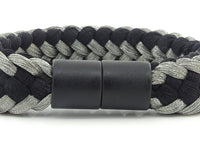 Classic Black and Silver on the Wrist - clasp