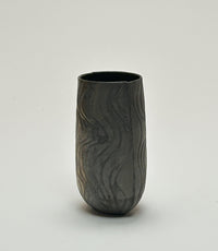 Carved Metallic Vase