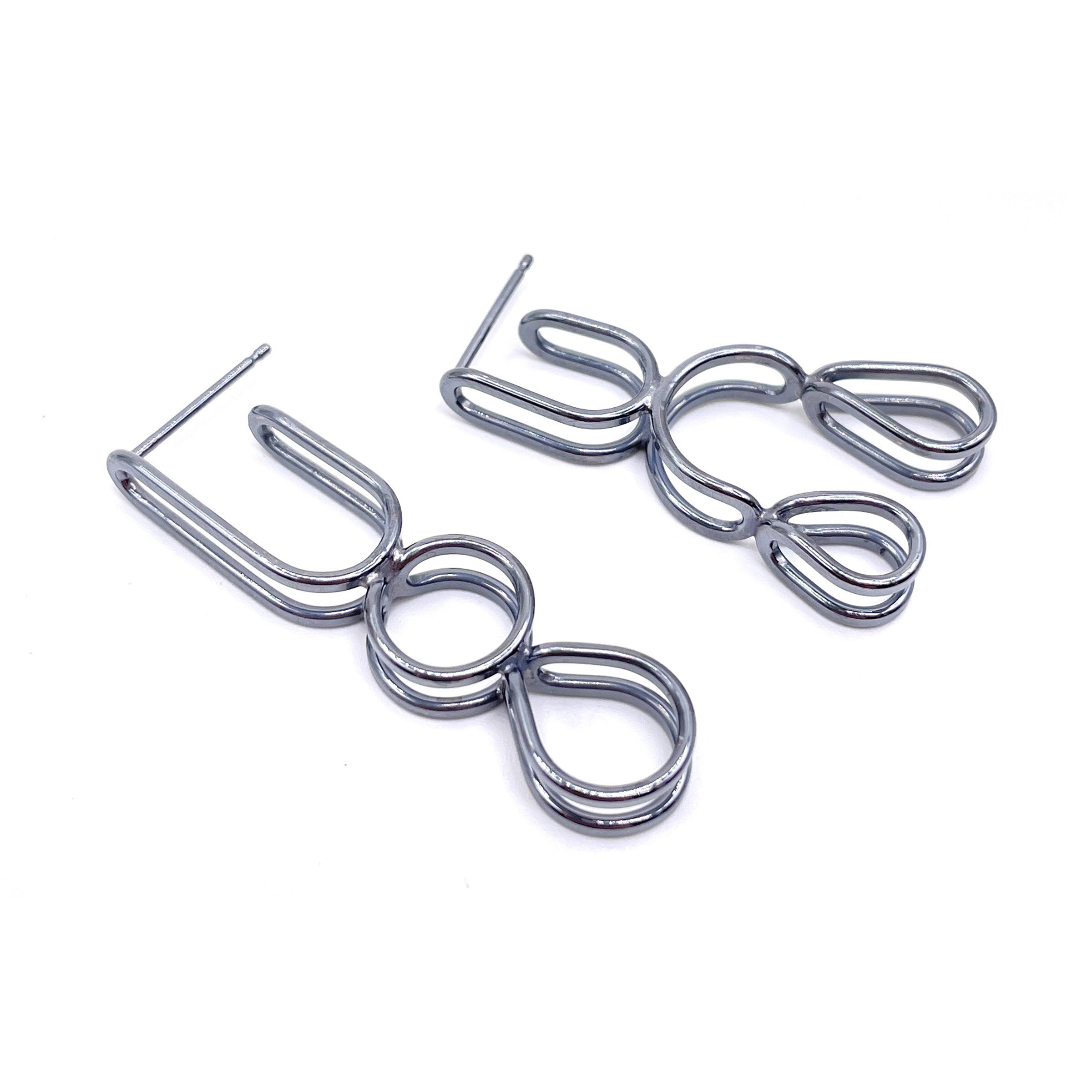 Mix Shape Hoop Earrings