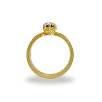 Berkshire Pear-Shaped Sapphire & Diamond Ring