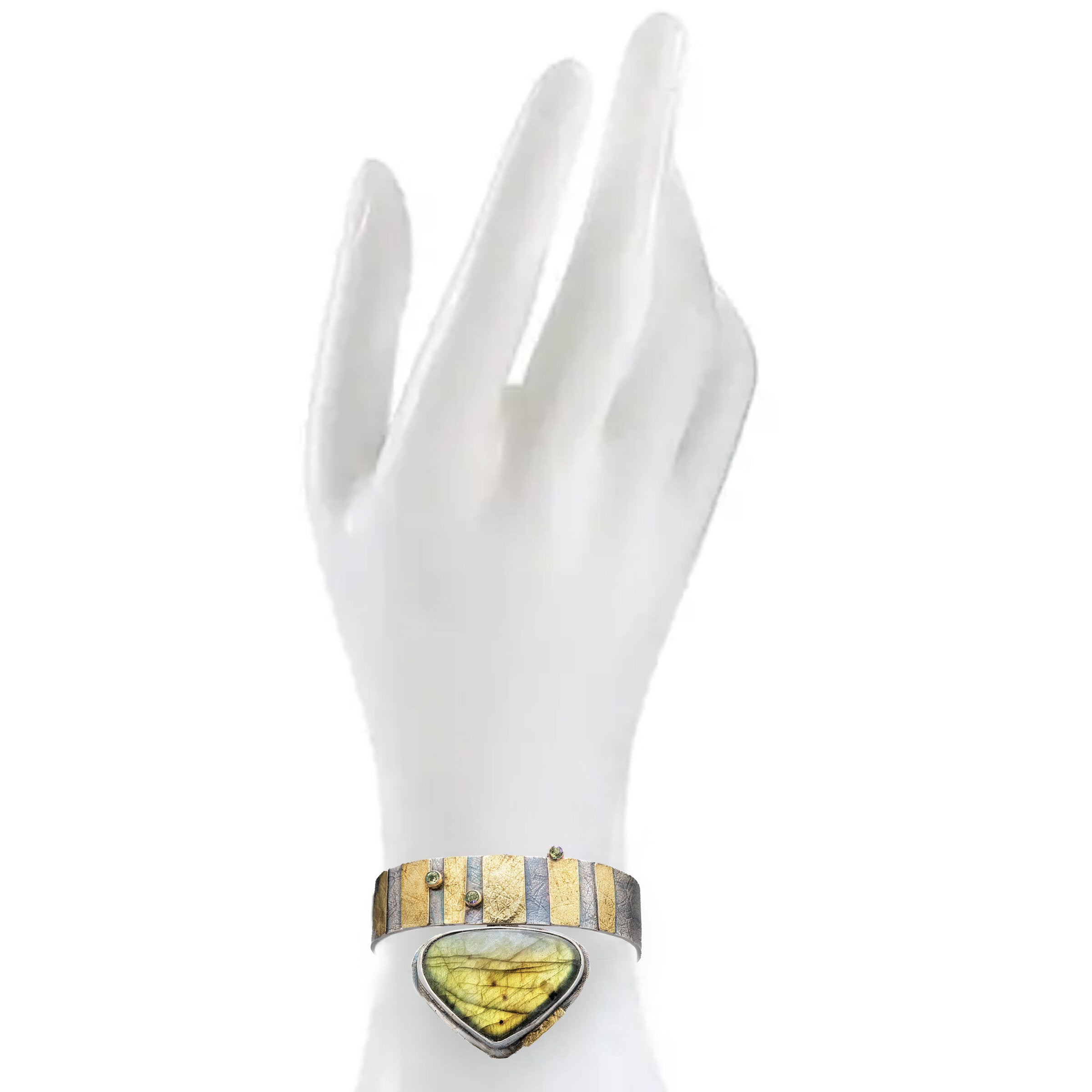 Golden Moss Statement Cuff