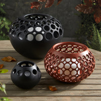 Wide Lace Teardrop Vessel