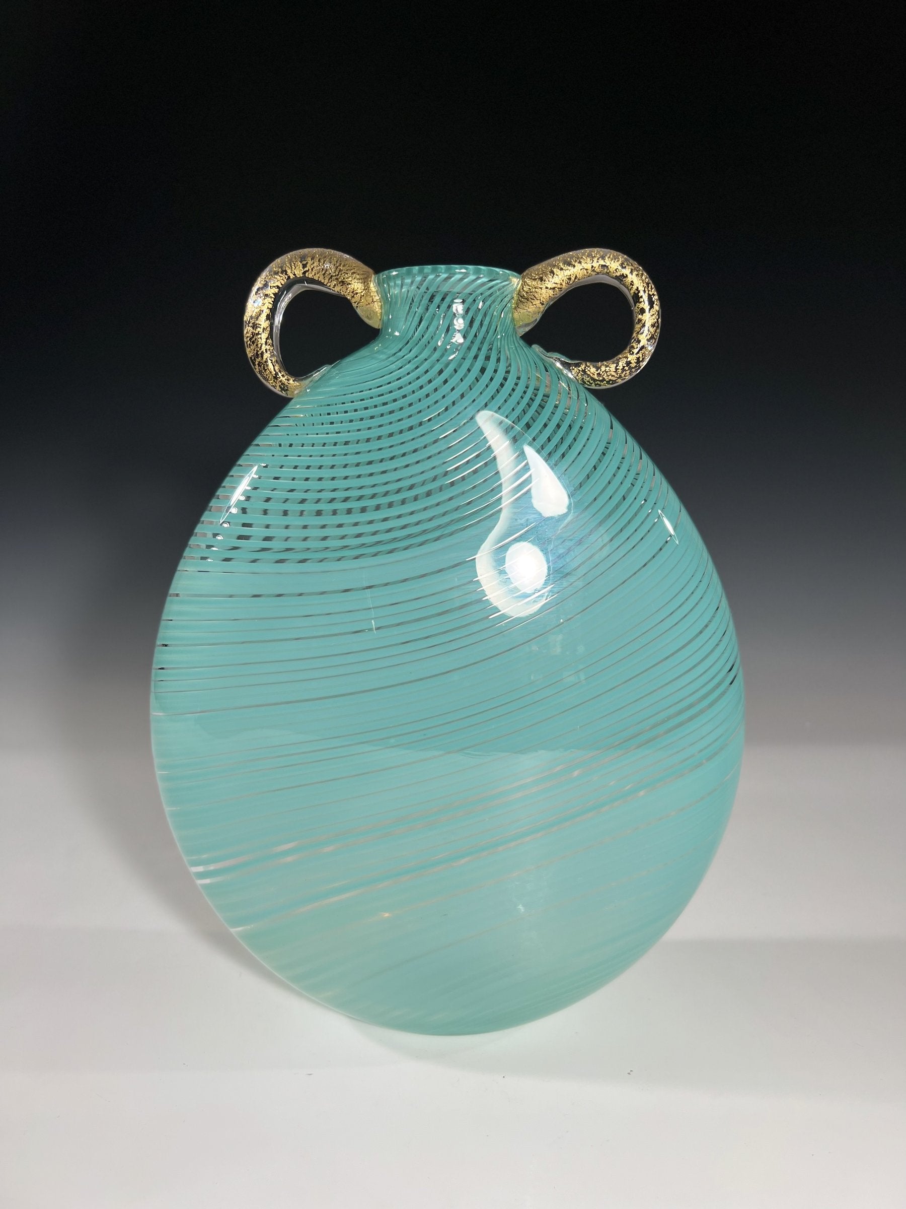 Turquoise Vertigo Vase