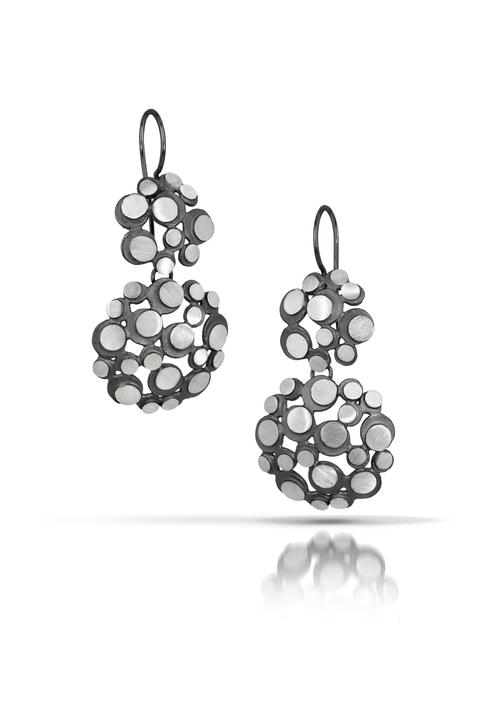 Double Eclipse Cell Earrings