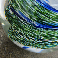 Aventurine Green and Blue Swirl