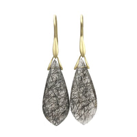 Marquise Tourmalinated Quartz Earrings