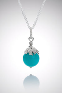 Amazonite Sphere Necklace