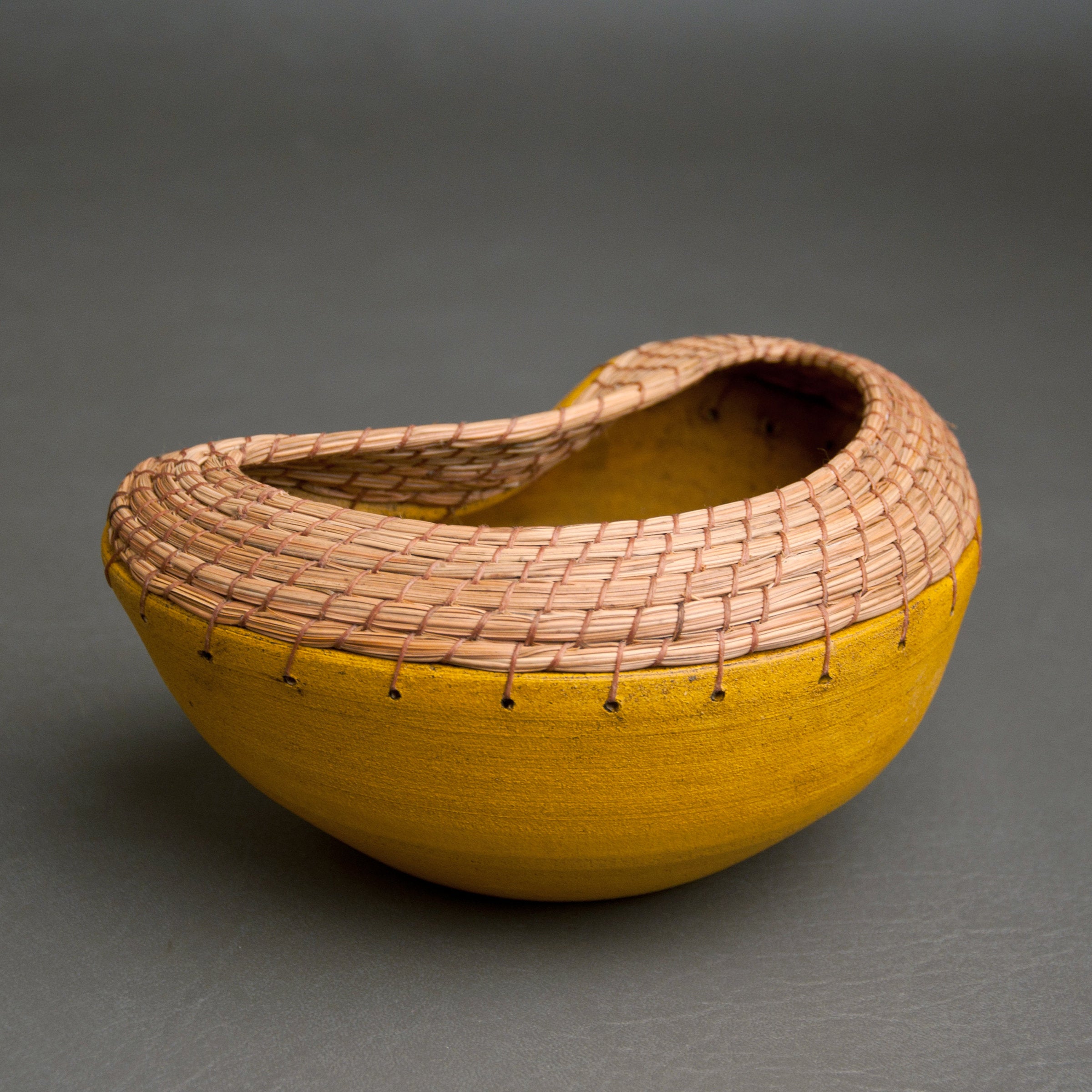 Irregular Bowl in Ochre