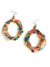 Around We Go Hoop Earrings