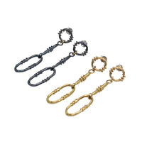 Oxidized Silver and Brass