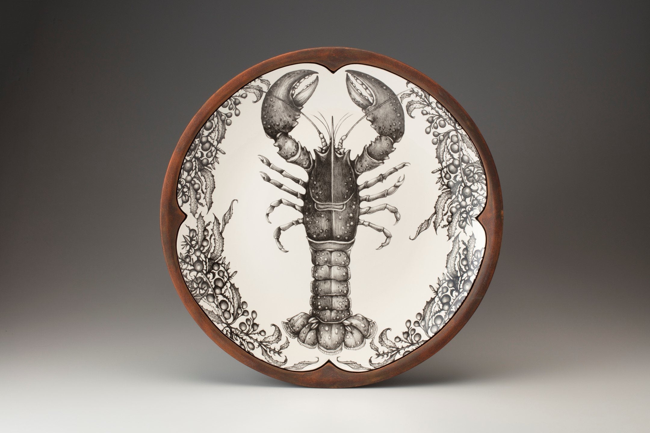 Large Round Platter: Lobster