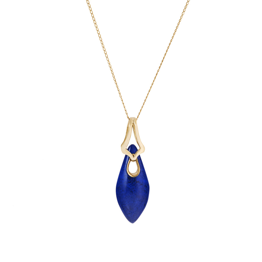 Elongated Droplet Tumbler Pendant