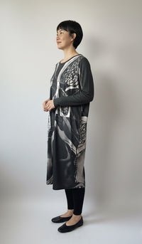 Black and White Tunic Dress