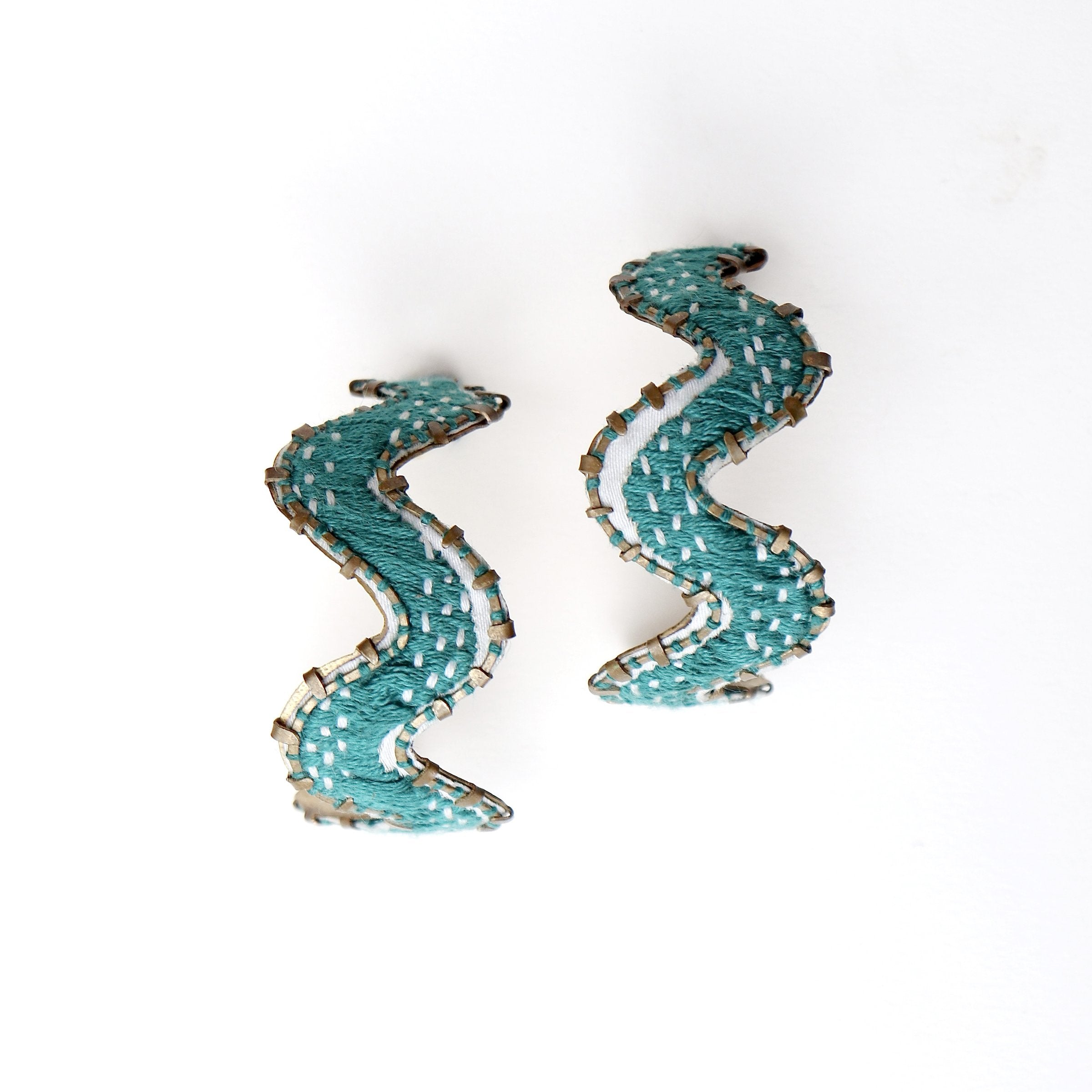 Embroidered Earrings V