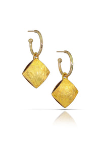 Fragments Hoop Charm Earrings