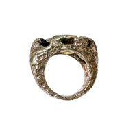 Carved Sculptural Tourmaline Ring