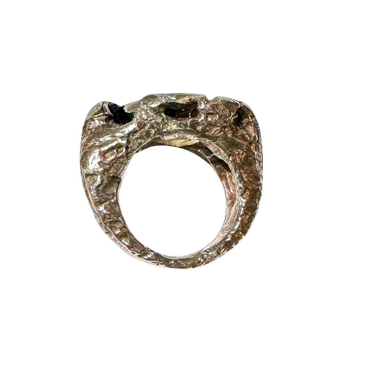 Carved Sculptural Tourmaline Ring