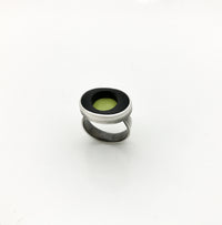 Paint Box Ring in Chartreuse