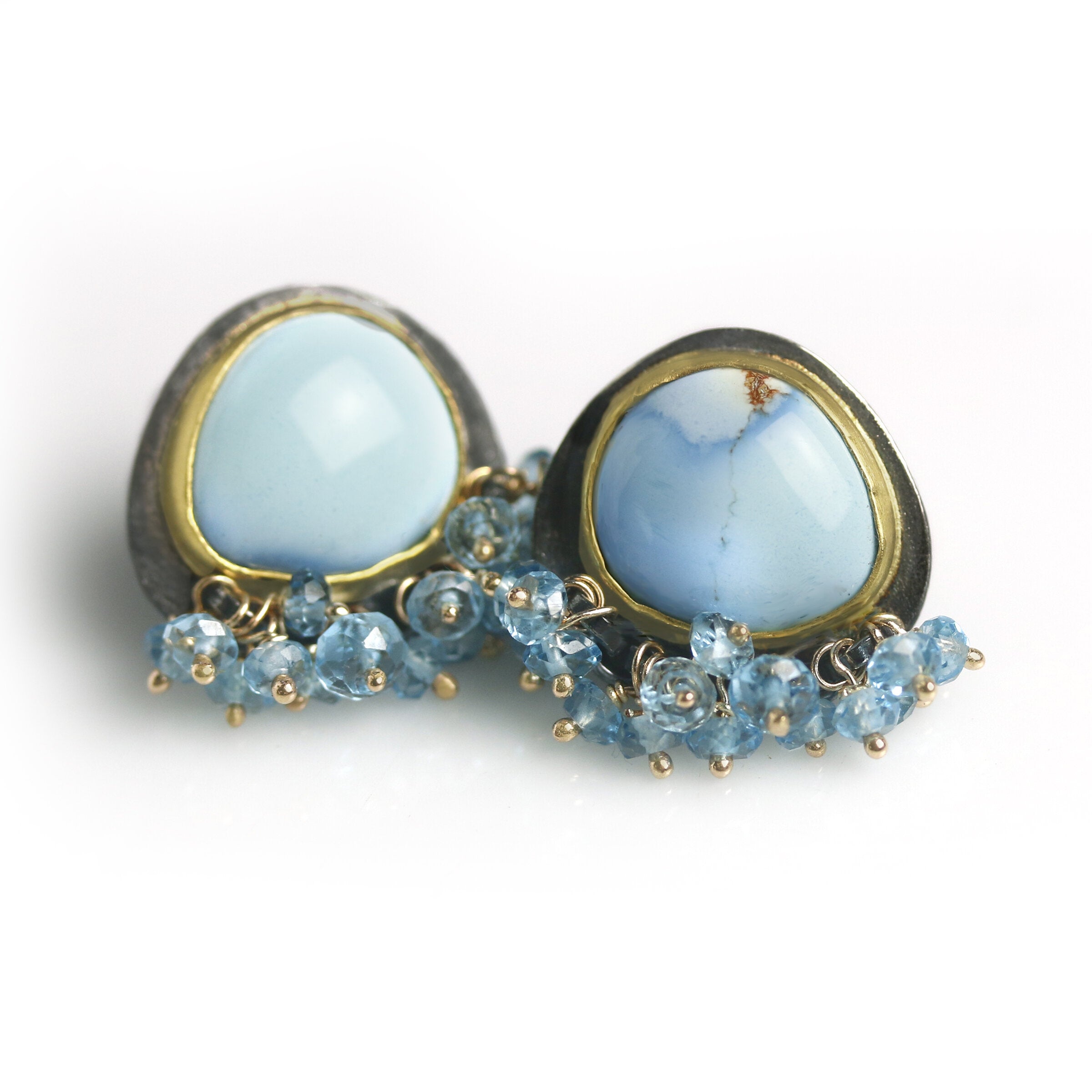 Lavender Turquoise Earrings