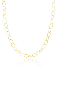 18K Gold Oval Link Chain
