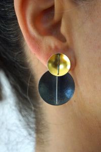 Gold/Oxidized Silver