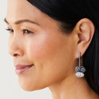 Pebble Earrings 320 on Model