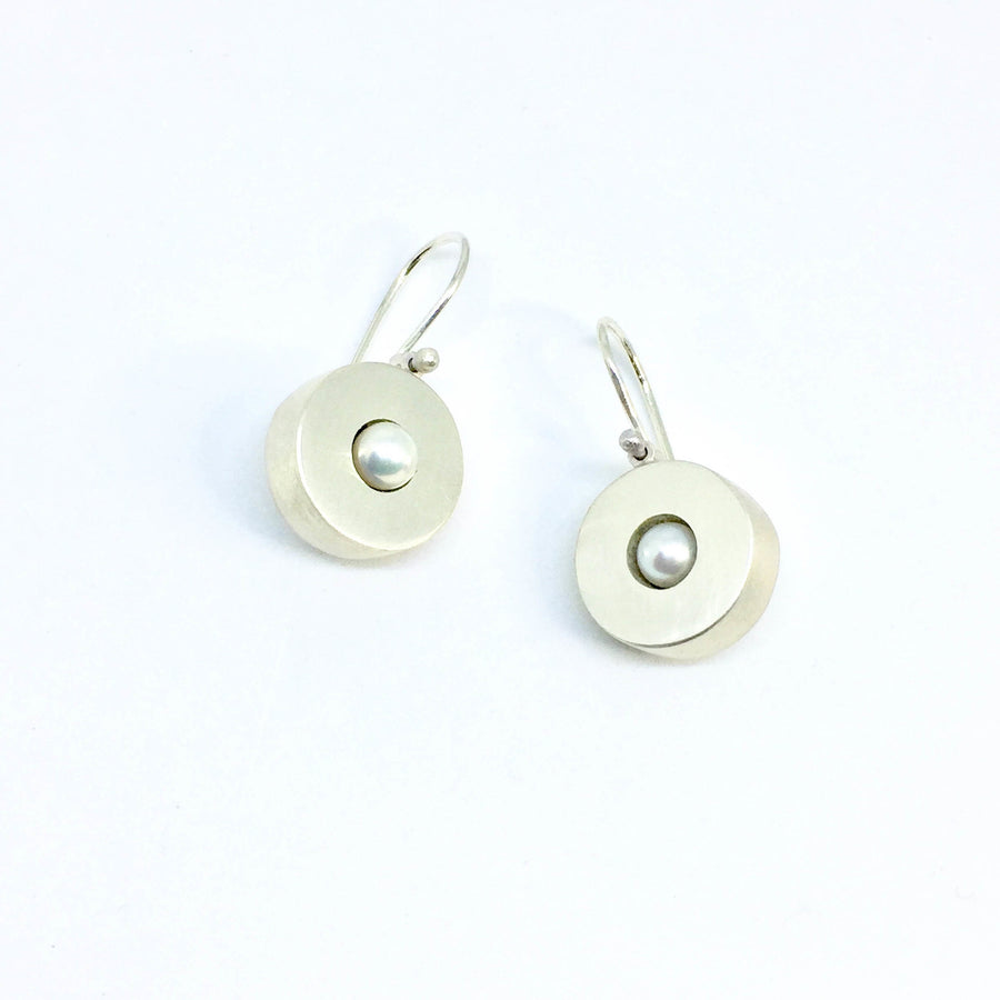 Freshwater Pearl Sterling Silver Earrings