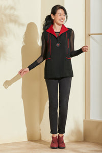 Black/Poppy
