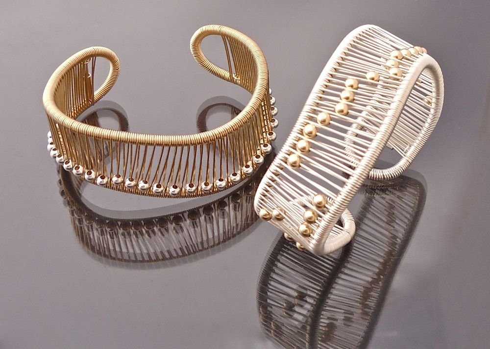 Kinetic Cuff with Ball Beads
