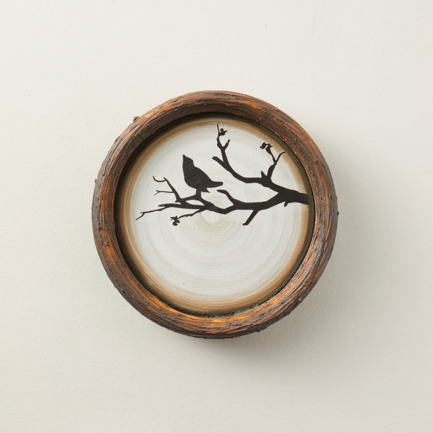 Nest Plate with Song Bird