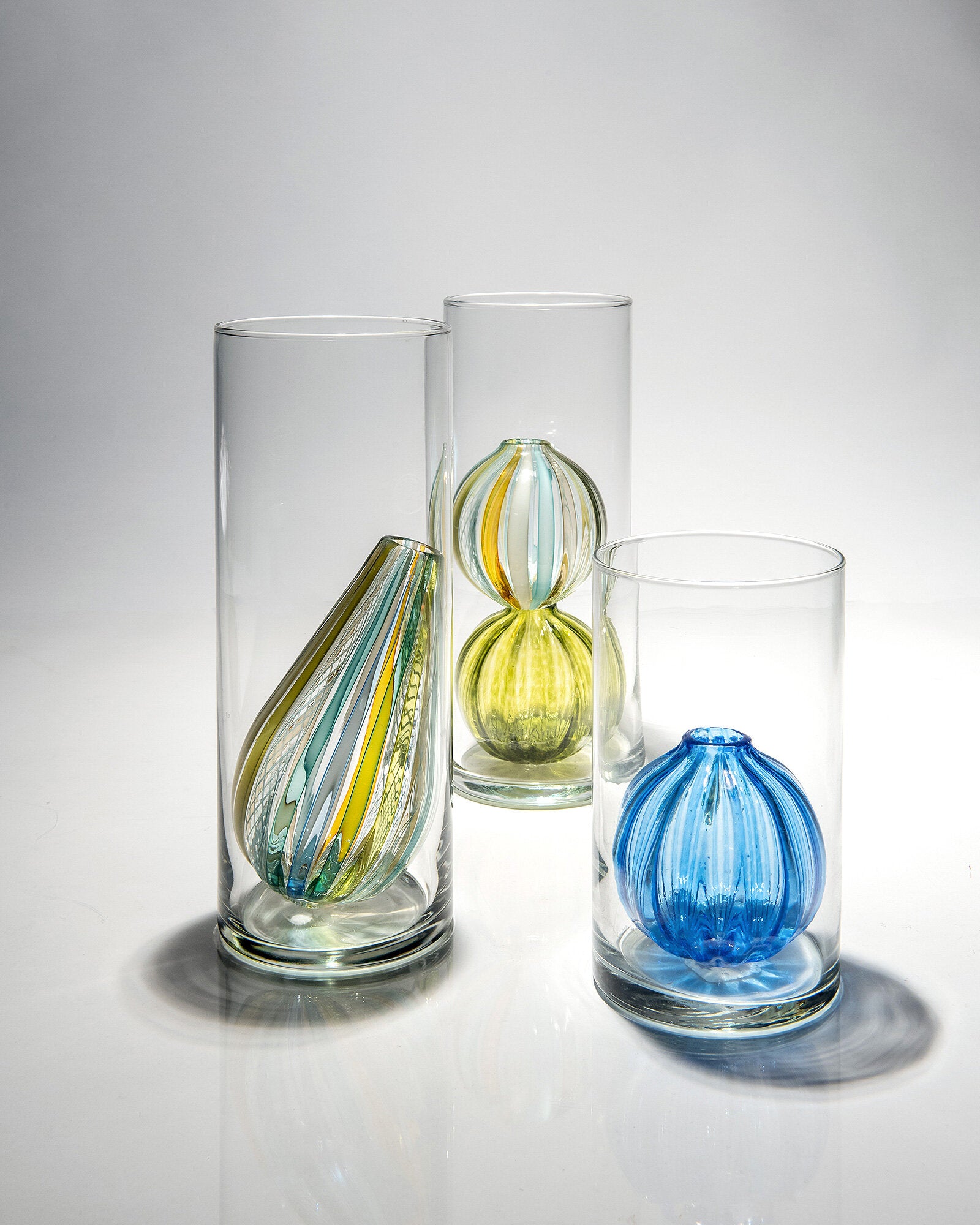 Bead Bud Vase - Double Globe