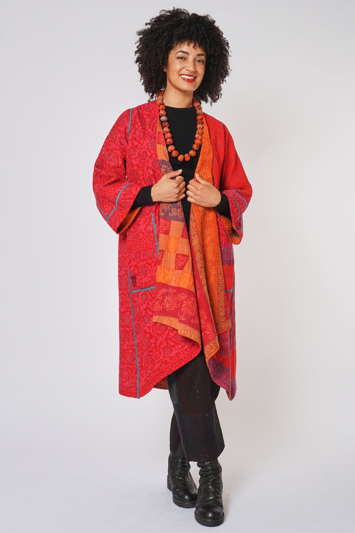 Wrap Flare Coat #1