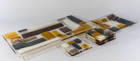 Random Style Earth Tone Trays and Coasters