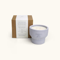 Cement Candle in Bloom, No. 7