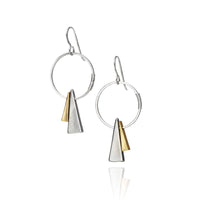 Silver with Silver & Gold Triangles