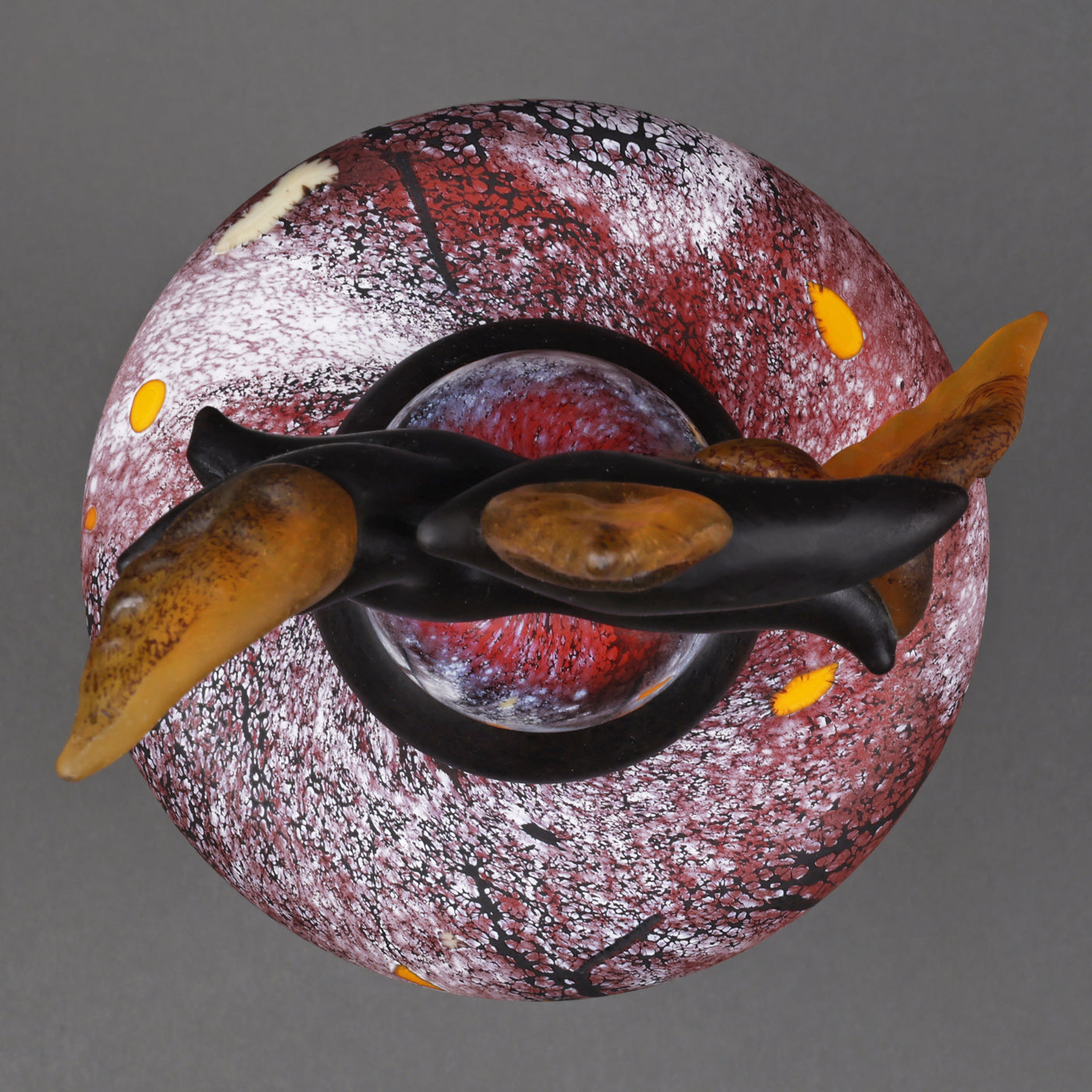 Red Autumn Apples Tall Tapered