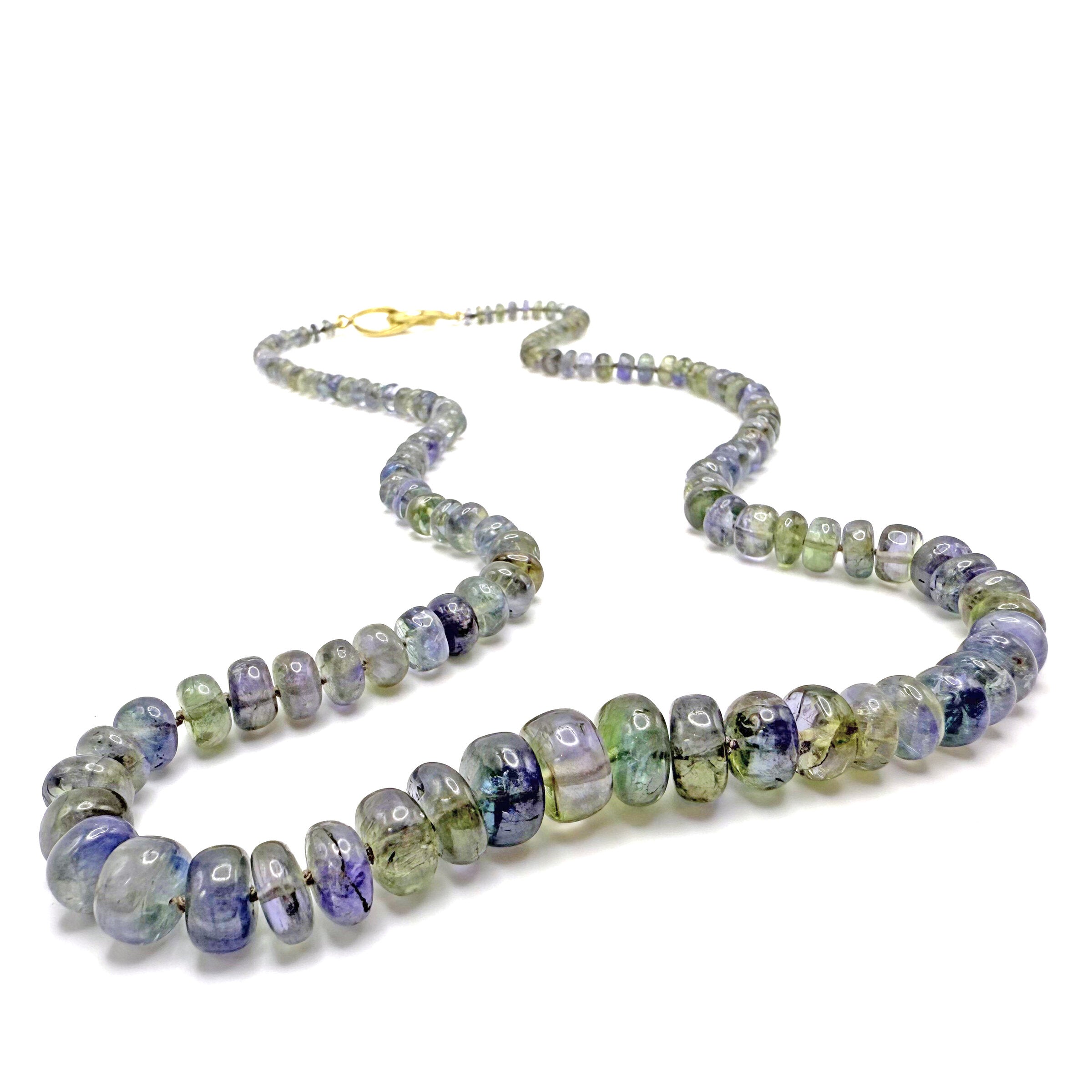 Bi-Color Tanzanite Candy Necklace