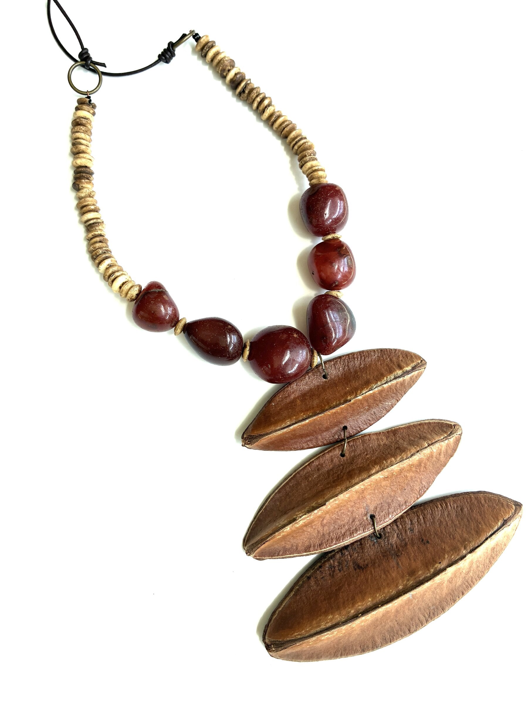 Long Triple Pod Necklace