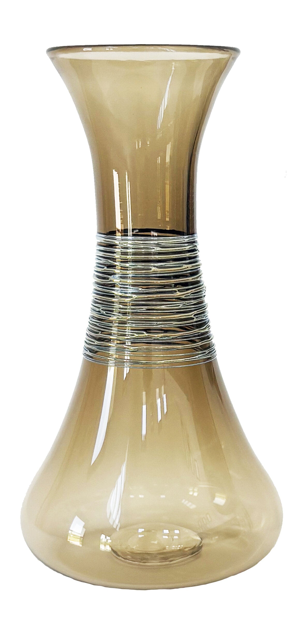 Olive Silverspun Carafe and Wine Glass Set